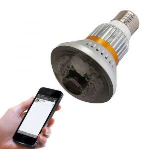 Ampoules Caméras Espion WiFi HD