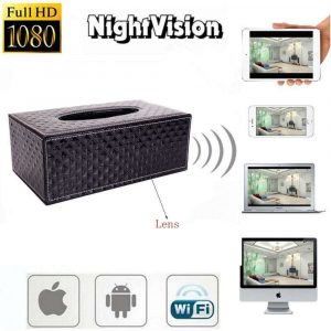 Spy-camera-security-Boite à mouchoir caméra espion Wifi-167,18 € Livraison gratuite