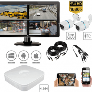 Spy-camera-security-Pack de surveillance 2MP 2 caméras exterieur vision de nuit H264-212,81 € Livraison gratuite