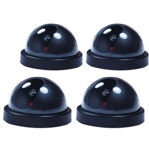 Spy-camera-security-4 caméras dôme factice avec lumiére-26,95 € Livraison gratuite