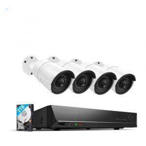 Kit Surveillance 4 Caméras - Sécurité Maison & Commerce