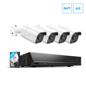 Spy-camera-security-Système de surveillance Ultra HD 8MP 4K 8 voies PoE-377,51 € Livraison gratuite