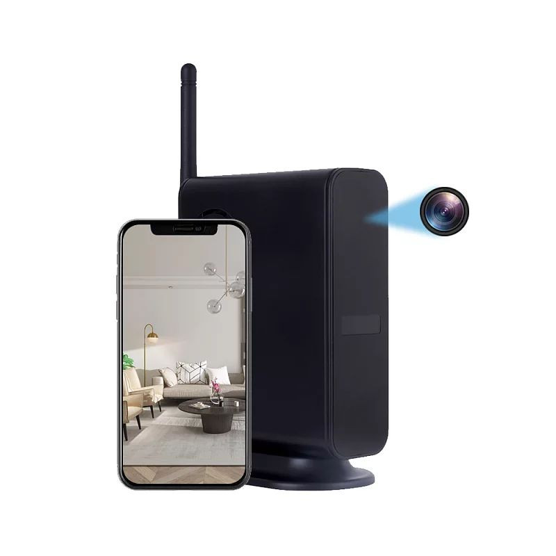 Spy-camera-security-Caméra cachée WiFi routeur factice alimenté par batterie HD 1080P-131,12 € Livraison gratuite