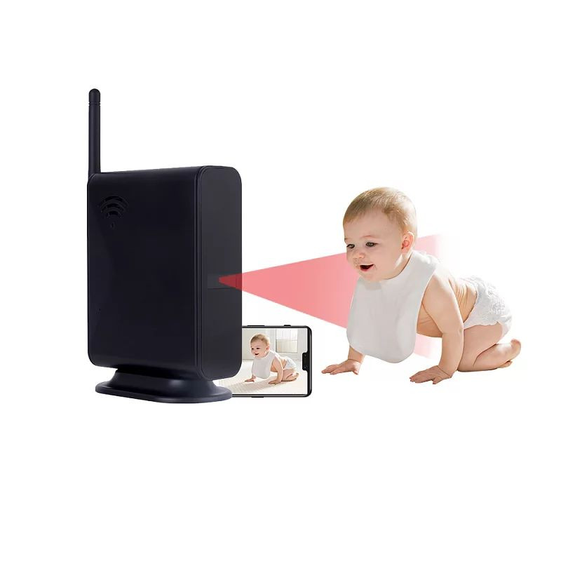 Spy-camera-security-Caméra cachée WiFi routeur factice alimenté par batterie HD 1080P-131,12 € Livraison gratuite